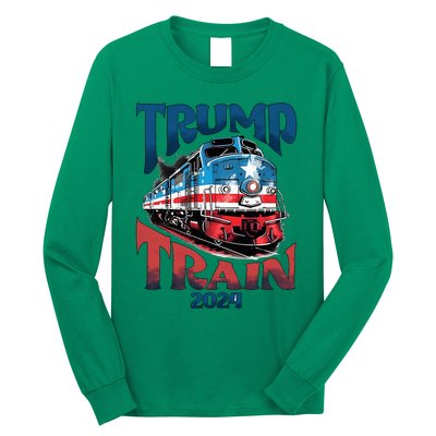 Trump Train 2024 Long Sleeve Shirt