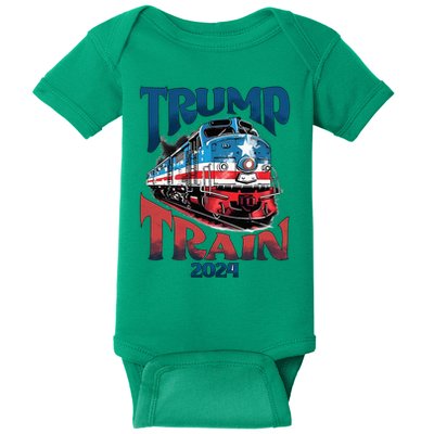 Trump Train 2024 Baby Bodysuit