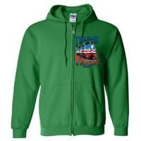 Trump Train 2024 Full Zip Hoodie