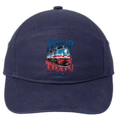 Trump Train 2024 7-Panel Snapback Hat