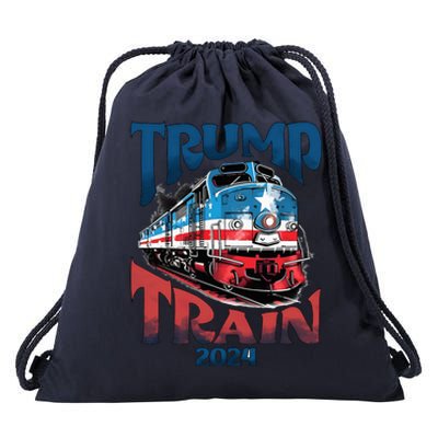 Trump Train 2024 Drawstring Bag