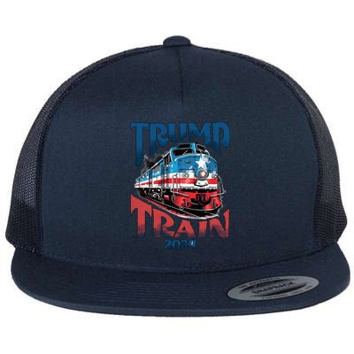 Trump Train 2024 Flat Bill Trucker Hat