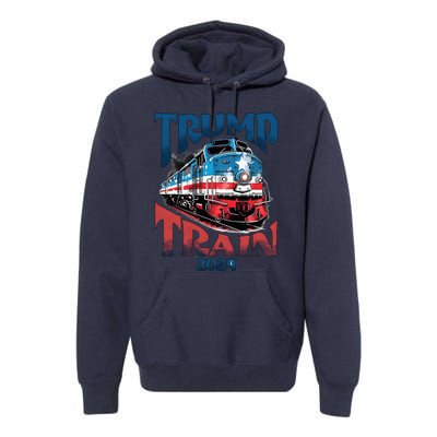 Trump Train 2024 Premium Hoodie