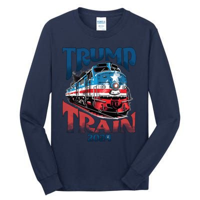 Trump Train 2024 Tall Long Sleeve T-Shirt