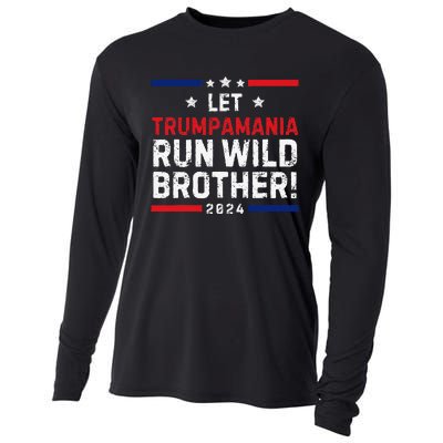 Trumpamania Trump 2024 Let Trumpamania Run Wild Brother Cooling Performance Long Sleeve Crew