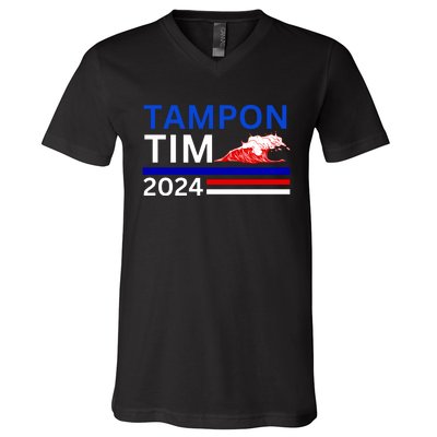 Tampon Tim 2024 V-Neck T-Shirt