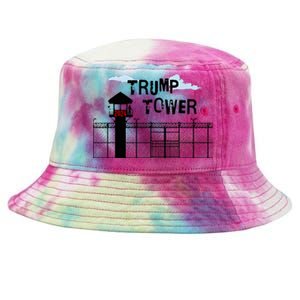 Trump Tower 2024  Anti Trump Tie-Dyed Bucket Hat