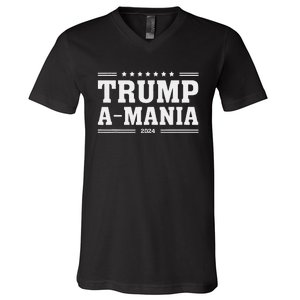 Trumpamania Trumpamania 2024 V-Neck T-Shirt