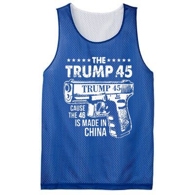 The Trump 45 Cause The 46 Is Made In China Mesh Reversible Basketball Jersey Tank