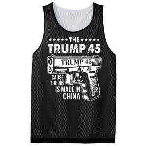 The Trump 45 Cause The 46 Is Made In China Mesh Reversible Basketball Jersey Tank