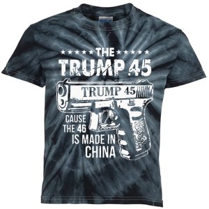 The Trump 45 Cause The 46 Is Made In China Kids Tie-Dye T-Shirt