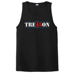 Tre45on Treason 45 2020 Election Anti Trump Democrat Gift PosiCharge Competitor Tank