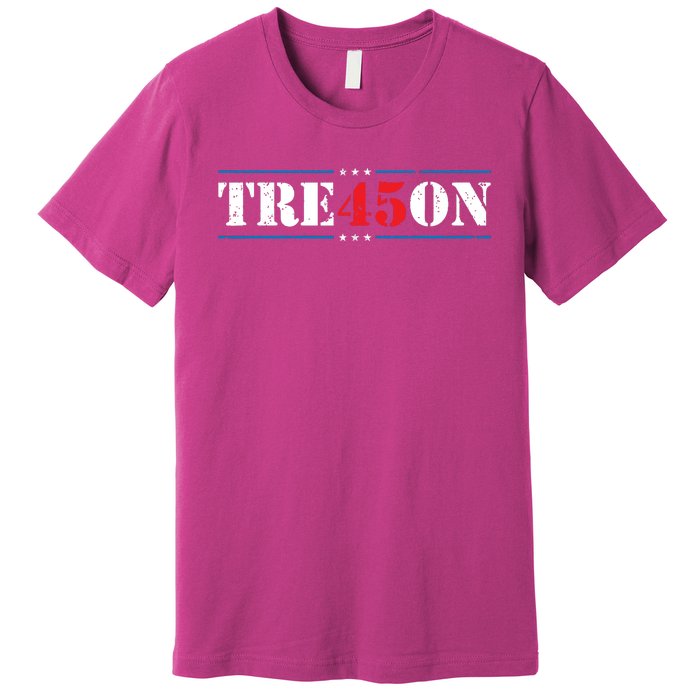 Tre45on Treason 45 2020 Election Anti Trump Democrat Gift Premium T-Shirt