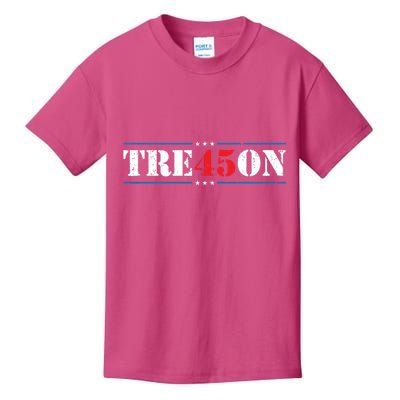 Tre45on Treason 45 2020 Election Anti Trump Democrat Gift Kids T-Shirt