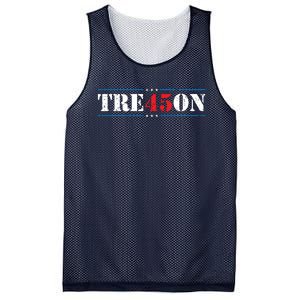 Tre45on Treason 45 2020 Election Anti Trump Democrat Gift Mesh Reversible Basketball Jersey Tank