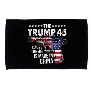 The Trump 45 Cause The 46 Is Made In China Microfiber Hand Towel