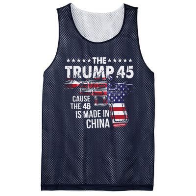 The Trump 45 Cause The 46 Is Made In China Mesh Reversible Basketball Jersey Tank