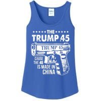 The Trump 45 Cause The 46 Is Made In China Ladies Essential Tank