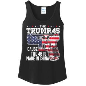 The Trump 45 Cause The 46 Is Made In China Ladies Essential Tank