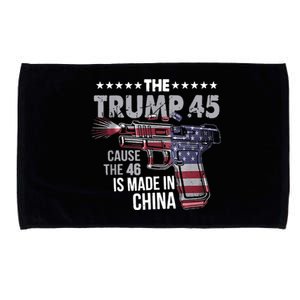 The Trump 45 Cause The 46 Is Made In China Microfiber Hand Towel