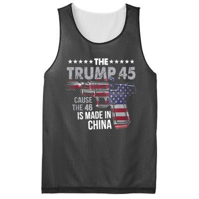 The Trump 45 Cause The 46 Is Made In China Mesh Reversible Basketball Jersey Tank