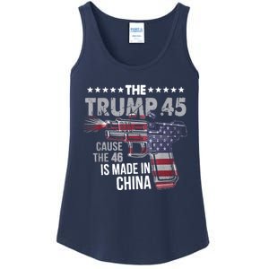 The Trump 45 Cause The 46 Is Made In China Ladies Essential Tank