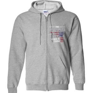 The Trump 45 Cause The 46 Is Made In China Full Zip Hoodie