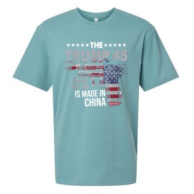 The Trump 45 Cause The 46 Is Made In China Sueded Cloud Jersey T-Shirt