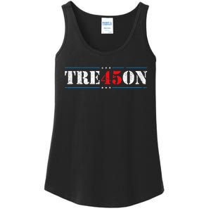 Tre45on Treason 45 2020 Election Anti Trump Democrat Gift Ladies Essential Tank