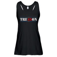 Tre45on Treason 45 2020 Election Anti Trump Democrat Gift Ladies Essential Flowy Tank