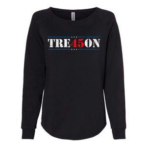 Tre45on Treason 45 2020 Election Anti Trump Democrat Gift Womens California Wash Sweatshirt