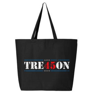 Tre45on Treason 45 2020 Election Anti Trump Democrat Gift 25L Jumbo Tote