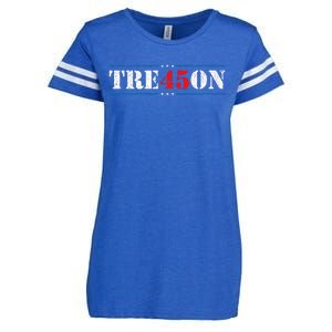 Tre45on Treason 45 2020 Election Anti Trump Democrat Gift Enza Ladies Jersey Football T-Shirt