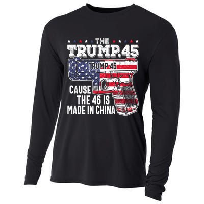 The Trump 45 Cause The 46 Is Made In China Cooling Performance Long Sleeve Crew