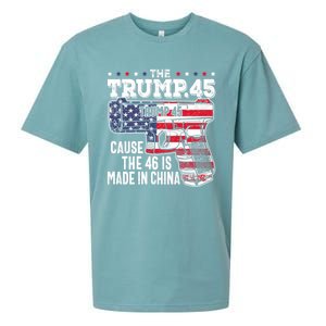 The Trump 45 Cause The 46 Is Made In China Sueded Cloud Jersey T-Shirt