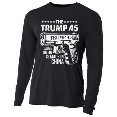 The Trump 45 Cause The 46 Is Made In China Cooling Performance Long Sleeve Crew