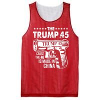 The Trump 45 Cause The 46 Is Made In China Gun Mesh Reversible Basketball Jersey Tank