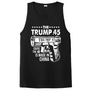 The Trump 45 Cause The 46 Is Made In China Pro Trump Gift PosiCharge Competitor Tank