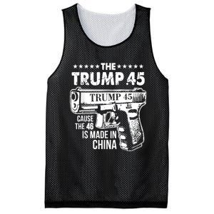 The Trump 45 Cause The 46 Is Made In China Mesh Reversible Basketball Jersey Tank