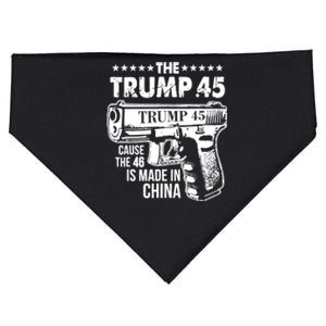 The Trump 45 Cause The 46 Is Made In China USA-Made Doggie Bandana