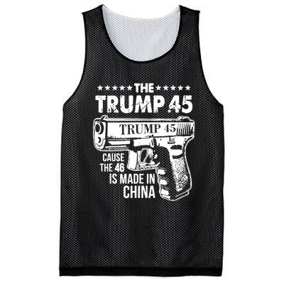 The Trump 45 Cause The 46 Is Made In China Mesh Reversible Basketball Jersey Tank