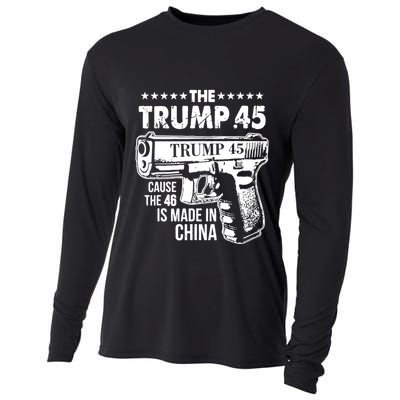 The Trump 45 Cause The 46 Is Made In China Cooling Performance Long Sleeve Crew