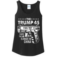 The Trump 45 Cause The 46 Is Made In China Ladies Essential Tank