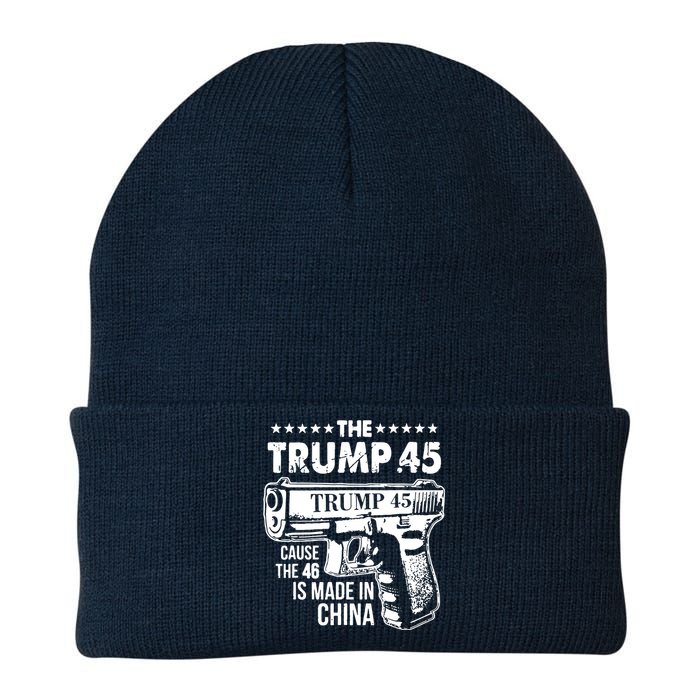 The Trump 45 Cause The 46 Is Made In China Knit Cap Winter Beanie