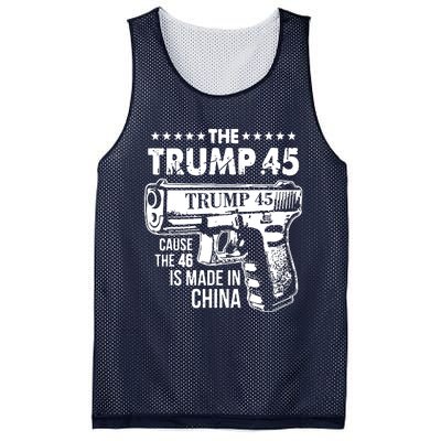 The Trump 45 Cause The 46 Is Made In China Mesh Reversible Basketball Jersey Tank