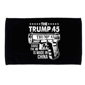 The Trump 45 Cause The 46 Is Made In China Microfiber Hand Towel