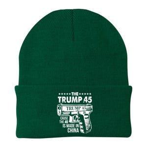 The Trump 45 Cause The 46 Is Made In China Knit Cap Winter Beanie