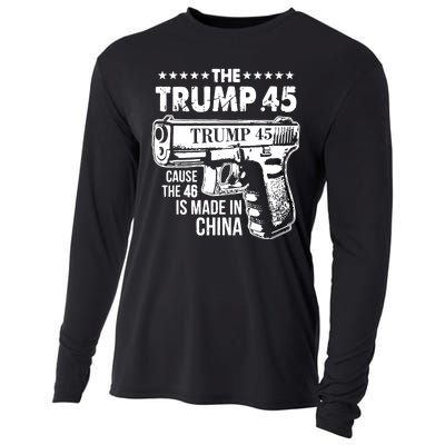 The Trump 45 Cause The 46 Is Made In China Cooling Performance Long Sleeve Crew