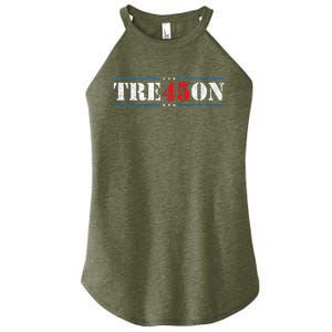 Tre45on Treason 45 2020 Election Anti Trump Women's Perfect Tri Rocker Tank