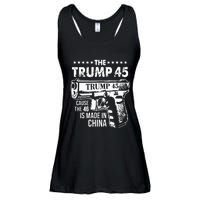 The Trump 45 Cause The 46 Is Made In China Ladies Essential Flowy Tank